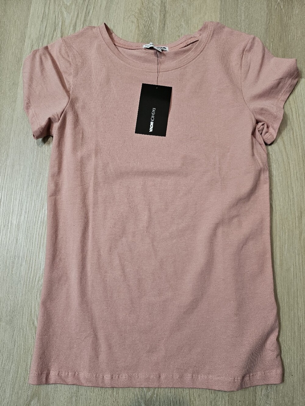 Blush Pink Fashion Nova Tee